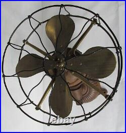 RARE WALL MOUNT FAN J. STONE & Co. ENGLAND DIEHL BASE PARTS MISSING FOR RESTORE