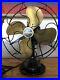 Rare-Antique-Century-3-Speed-Electric-Current-Fan-4-Brass-Bladed-11-1-4-1914-01-np