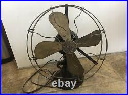 Rare Antique GE 12 Alternating Current Fan