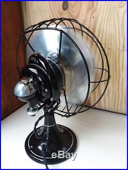 Restored Antique 8 1/2 Ge Oscillation Fan