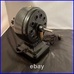 Restored Fidelity Electric Company 110volt Motor A28969 Dual Shank Works