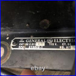 Restored GE X511 AK Wall Mounted Antique Electric Fan 12 Works 2-Speed