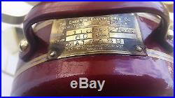 Restored antique emerson 27646 `12 brass blade oscillating fan