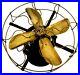 Round-Antique-Brass-Vintage-Collectible-Old-Functional-Electrical-Wall-Fan-WF-01-01-hj