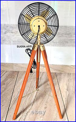 SUGRA ART Handmade Antique Floor Standing Electric Fan, Home Decor, Office Decor