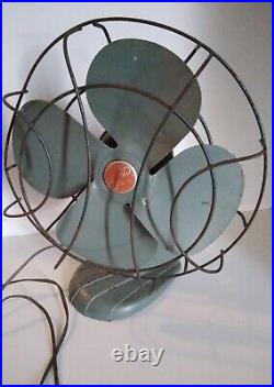 Sterling Electric Fan Metal Blade Works Great Vintage/Antique 1 Speed Powerful