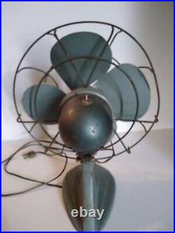 Sterling Electric Fan Metal Blade Works Great Vintage/Antique 1 Speed Powerful