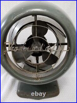 TESTED Mid Century Large Vornado 3-Speed Fan RARE Model 1001 With NAME ON GUARD