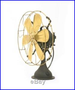Table Desk Fan Oscillating Blade Electric Work 3 Speed Vintage Antique style 16