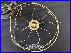 V JANDUS-ADAMS BAGNALL Antique Electric Fan Brass Blades And Cage Dated 08/1899