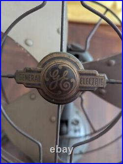 VIDEO 1930s Working vintage ge general electric fan Desk Antique Swivel Head