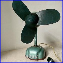 VINTAGE Electric Table FAN 1959 USSR RARE ANTIQUE OLD Home Decor Collectible