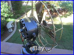 Vintage Fan Antique Fan Ge Pancake Fan 16 Brass Blade Fan Old Electric Fan