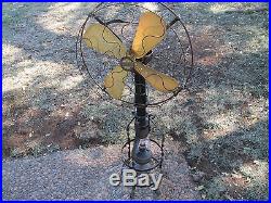 Vintage Fan Antique Fan Lake Breeze Fan Hot Air Fan C My Ge Fan Brass Blade Fan
