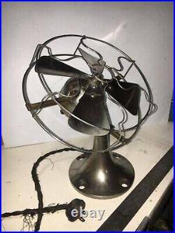 VINTAGE Fitzgerald MFG Co. The Star Electric Fan style1200 Working Condition