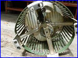 VTG 40s Art Deco Rex Cole Air Circulator FLOOR FAN Eastern Air Motor WORKS