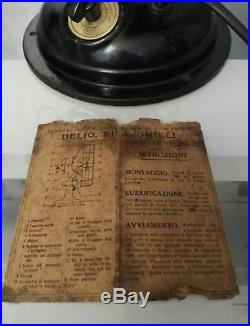 Ventilatore MARELLI BISA old electric fan antique desk tavolo parete molto raro