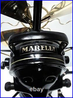 Ventilatore da tavolo e da parete MARELLI BISA 1920- Antique old electric fan
