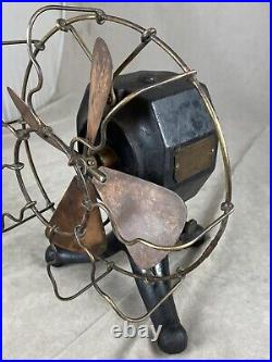 Very Rare And Hard To Find Edison Iron Clad Battery Fan