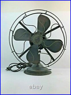 Victor Co. Cincinnati U. S. A. Vintage Fan Electric Antique 110 Volt 60 Cycles