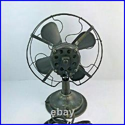 Victor Co. Cincinnati U. S. A. Vintage Fan Electric Antique 110 Volt 60 Cycles
