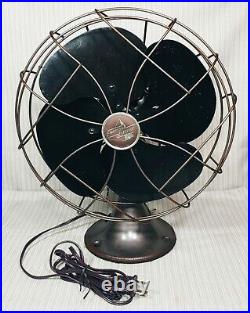 Vintage 10 Emerson 6250-D Electric Oscillating Fan Power Cord Restored