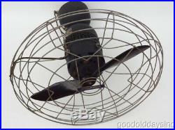 Vintage 1930's 2 Blade Propeller Ceiling Fan by Reynolds 3 Speed Antique Works