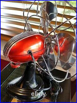 Vintage 1950's Westinghouse FIRE BALL Electric Fan Art Deco, Refurbished