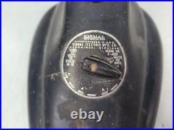 Vintage 22 Antique Signal Electric Co 1251 Black Electric Metal Fan (TESTED)