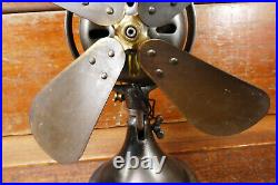 Vintage Antique 1910s GENERAL ELECTRIC 12 Oscillating Fan Type AO Parts/Repair