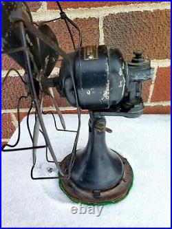 Vintage Antique 1920's Westinghouse 457678B 4-Blade 12 Desk Fan Parts Or Repair