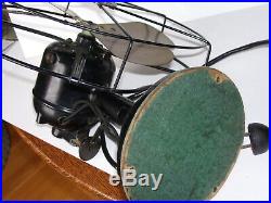 Vintage Antique DIEHL 1051 Brass Blade 10 1/2 Electric Fan