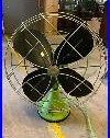 Vintage-Antique-Emerson-Electric-Cast-Iron-Neon-Green-Painted-Fan-Metal-Blades-01-br