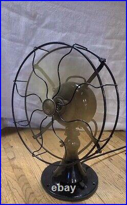 Vintage Antique Fan, Emerson 4 blade Oscillating No. 29646