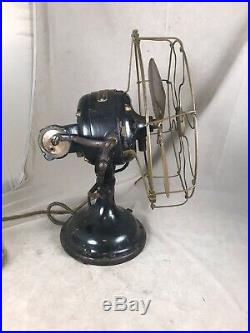 Vintage Antique Fan Generial Electric Ge Sidewinder Oscillating Gear Only