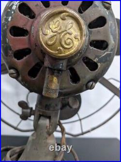 Vintage Antique GE General Electric 3 Speed Industrial Table Fan Steampunk Decor
