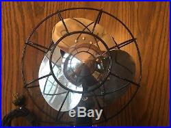 Vintage Antique GE bullet nose electric fan c1930s restored