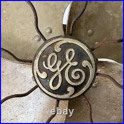 Vintage Antique General Electric GE 14 4-Blade 3-Speed Cage Fan Tested/Working