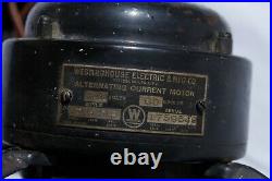 Vintage Antique Westinghouse 4 Blade Electric Table Desk Fan 12