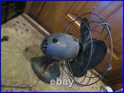 Vintage Antique Westinghouse Oscillating Tilting Fan 4 Blade