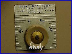 Vintage Berns Air King 3-Speed 14 All Metal Box Fan TESTED & WORKING GREAT RA14