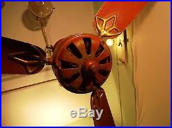 Vintage Ceiling Fan Siemens Schuckert Made In Germany Kw 230 Antique Ceiling Fan