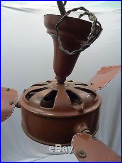 Vintage Ceiling Fan Siemens Schuckert Made In Germany Kw 230 Antique Ceiling Fan
