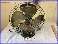 Vintage Cool Spot by Signal Type 660 black Fan Oscillating Metal Cage used works