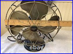 Vintage Cool Spot by Signal Type 660 black Fan Oscillating Metal Cage used works