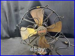 Vintage Dayton Type 367 10 Brass Blade Electric Fan