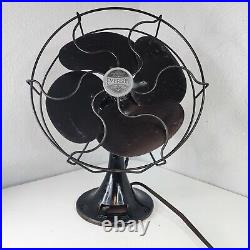 Vintage Emerson 6250 Oscillating Desk Fan 10 Classic Metal Fan Works