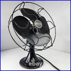 Vintage Emerson 6250 Oscillating Desk Fan 10 Classic Metal Fan Works