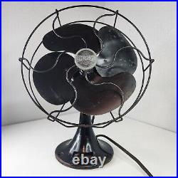 Vintage Emerson 6250 Oscillating Desk Fan 10 Classic Metal Fan Works