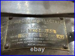 Vintage Emerson Electric 77646-AS 3 SPD 12 oscillating & articulating desk fan